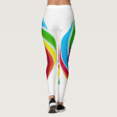 Lollipop Rainbow Swirl Leggings (Achterkant)