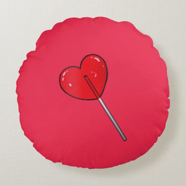 Lollipop rond kussen (Voorkant)
