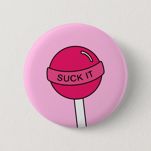 Lollipop Ronde Button 5,7 Cm (Voorkant)