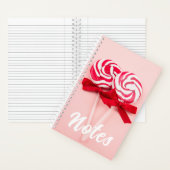 Lollipop schattig roze notitieboek (Binnen)