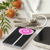 Lollipop Sleutelhanger (Princess Magenta) (Voorkant Rechts)
