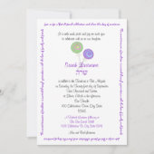Lollipop Snoep Bat Mitzvah Lavender Kaart (Voorkant)