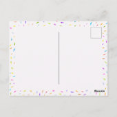 Lollipop Snoep illustratie heeft een zoete dag Briefkaart (Achterkant)