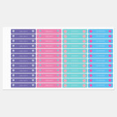 Lollipop Snoep Kleurrijke Kleding School Labels (Vel)