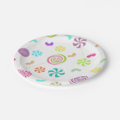 Lollipop Snoep Party Paper Borden Papieren Bordje (Gekanteld)