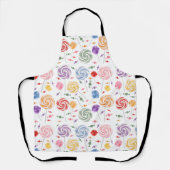 Lollipop Snoep Patroon kleurrijk Schort (Voorkant)