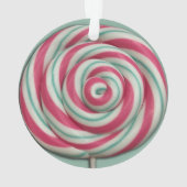 Lollipop Snoep Swirl Ornament (achterkant)