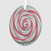 Lollipop Snoep Swirl Ornament (voorkant)