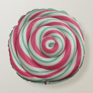 Lollipop Snoep Swirl Rond Kussen