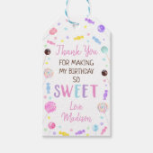 Lollipop Snoep vanavond bedankt Cadeaulabel (Voorkant)