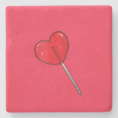 Lollipop Stone-Onderzetter Stenen Onderzetter (Voorkant)