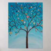 Lollipop-structuur afdrukken op Canvas Poster (Voorkant)