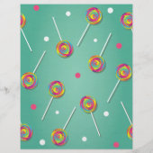 Lollipop Style Snoep Catering Business Flyer (Achterkant)