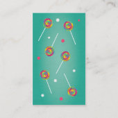 Lollipop Style Snoep Catering Visitekaartje (Achterkant)