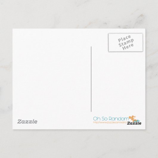 Lollipop Sucka Briefkaart (Achterkant)