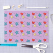 Lollipop Sweet Memory Heart Stars Kleurrijke Liefd Tissuepapier (Craft)