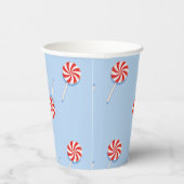 Lollipop Sweet Snoep Blue Kids Verjaardagsfeest Papieren Bekers (Rechts)