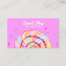 Lollipop Sweet Snoep Illustratie Homemade Pink