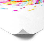 Lollipop Sweet Snoep Illustratie Poster (Hoek)