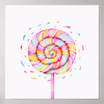 Lollipop Sweet Snoep Illustratie
