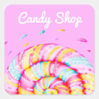 Lollipop Sweet Snoep Shop illustratie Zelfgemaakt