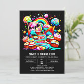 Lollipop Sweet Viering Verjaardag Kaart (Staand voorkant)