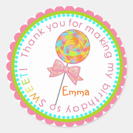 Lollipop Swirl Stickers (Voorkant)