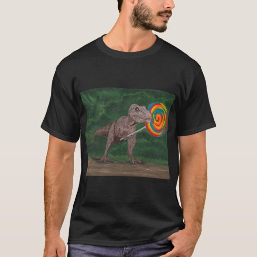 LOLLIPOP T-REX T-SHIRT (Voorkant)