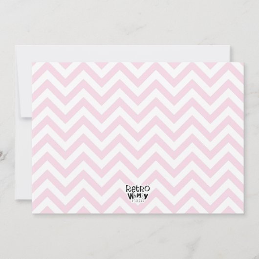 Lollipop uitnodigingen Candyland Verjaardagsfeest (Achterkant)