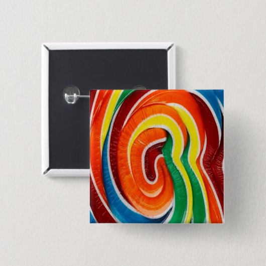 Lollipop Vierkante Button 5,1 Cm (Voorkant /achterkant)