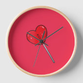 Lollipop vierkante wandklok (Voorkant)