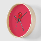 Lollipop vierkante wandklok (Hoek)