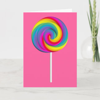 Lollipop-Wenskaart Kaart