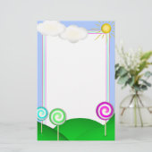 Lollipopland Briefpapier (Staand voorkant)