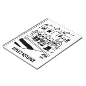 Lollipopman Gebruikt Lolly Als Belemmering Notitieboek (Linkerzijde)