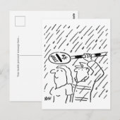 Lollipopman is Hoogstaand Briefkaart (Voorkant / Achterkant)