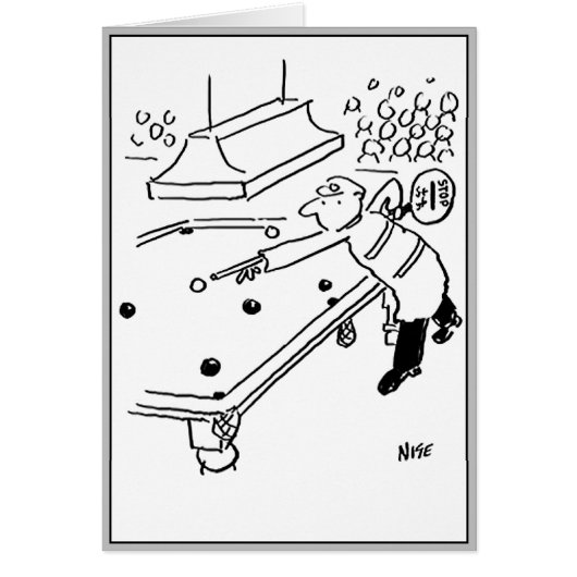 Lollipopman speelt snooker (Voorkant)