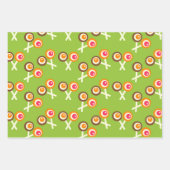 lollipoppatroon van schattig snoep  inpakpapier vel (Voorkant 2)