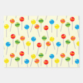 lollipoppatroon van schattig snoep  inpakpapier vel (Voorkant)