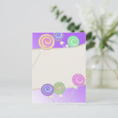 Lollipops Briefkaart (Staand voorkant)