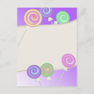 Lollipops Briefkaart