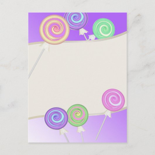 Lollipops Briefkaart (Voorkant)