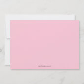 Lollipops & Cupcakes Birthday Invitation Kaart (Achterkant)