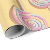 Lollipops die papier verpakken (Rol Hoek)