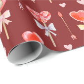 Lollipops en pijlen cadeaupapier (Rol Hoek)