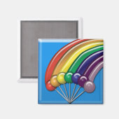 Lollipops en regenbogen magneet (Voorkant / Achterkant)