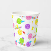 Lollipops en Snoep Sweet Treats papieren bekers (Voorkant)