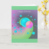 Lollipops en Snoepjes Stippen Kaart (Gele Bloem)