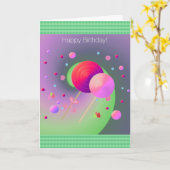 Lollipops en Snoepjes Stippen Kaart (Gele Bloem)