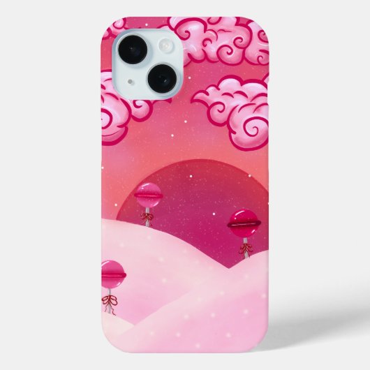Lollipops en wolken Case-Mate iPhone case (Achterkant)